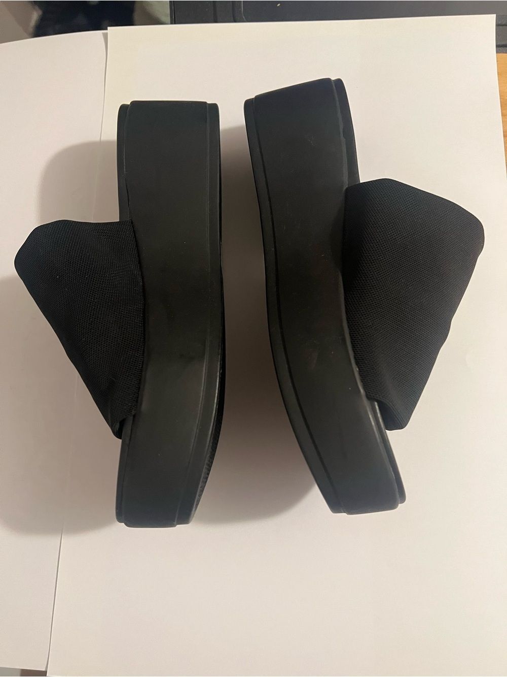 Madden Girl Black Slide Platform Sandals Women's Comfort Slides - Picture 2 of 6